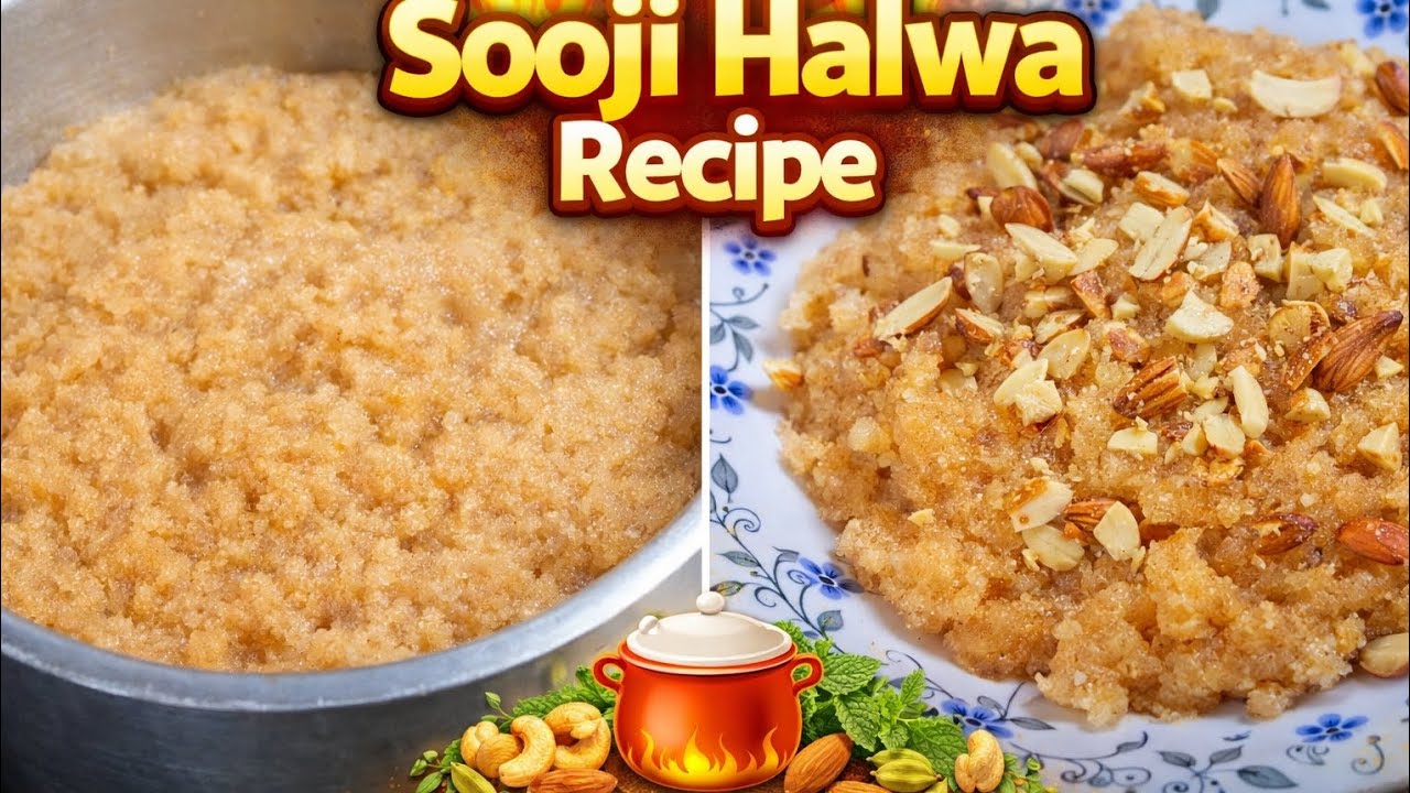 Sooji Ka Halwa Recipe | Sirf 10 Minutes Mein Perfect Halwa | Easy Pakistani & Indian Dessert