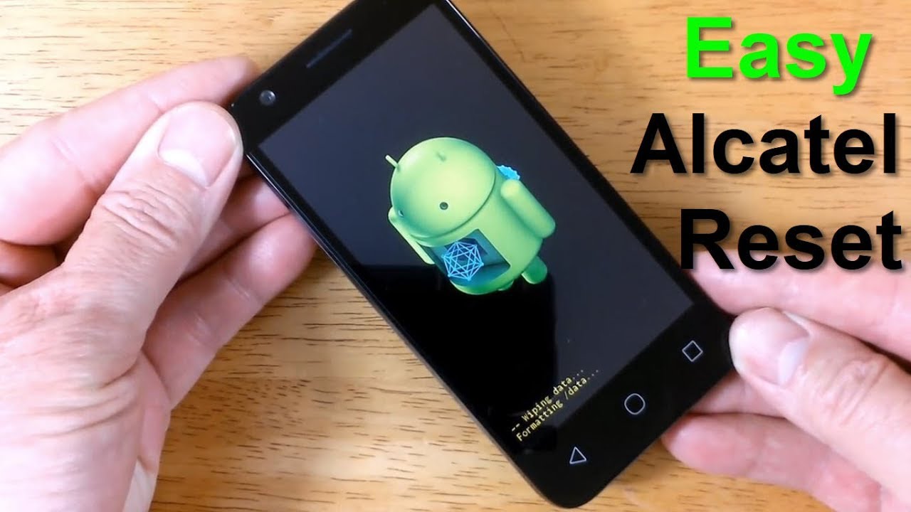 Как сбросить разблокировку Alcatel, а также как выполнить полный сброс Alcatel 1 (one) Touch или ...