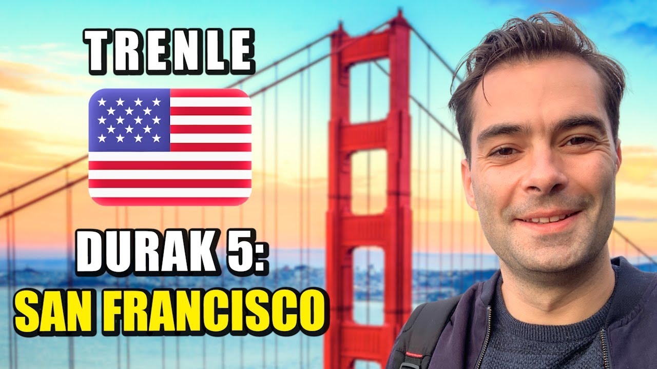 Türk köprüsü Golden Gate 🇹🇷 Golden State Warriors maçı 🏀 Alcatraz, Hippiler, NBA, San Francisco Vlog