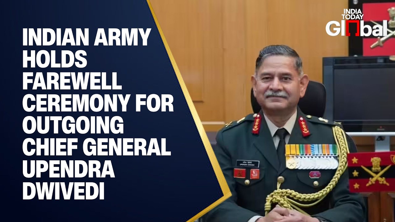 LIVE: Indian Army Holds Farewell Ceremony for Outgoing Chief General Upendra Dwivedi