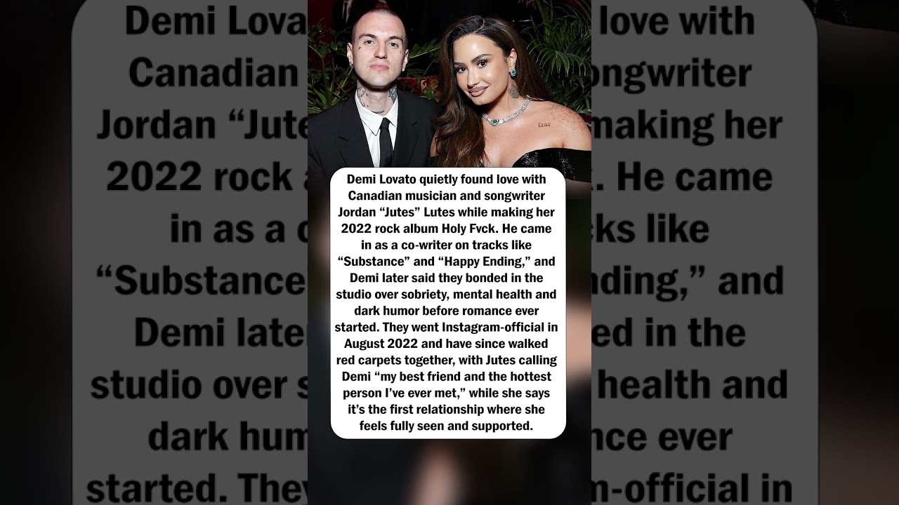 Demi Lovato & Jutes&rsquo; Studio‑to‑Romance Love Story