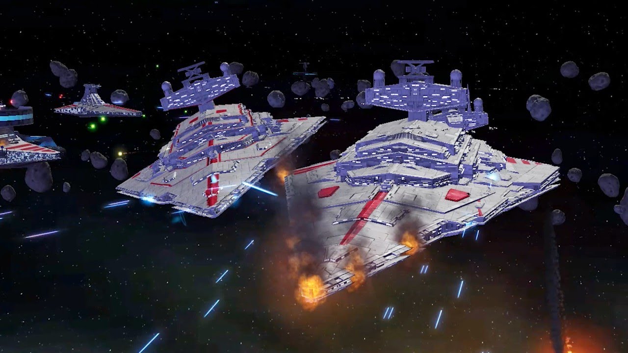 Massive Epic Cinematic Space Battle - Empire At War: Fall Of The Republic #npcwars