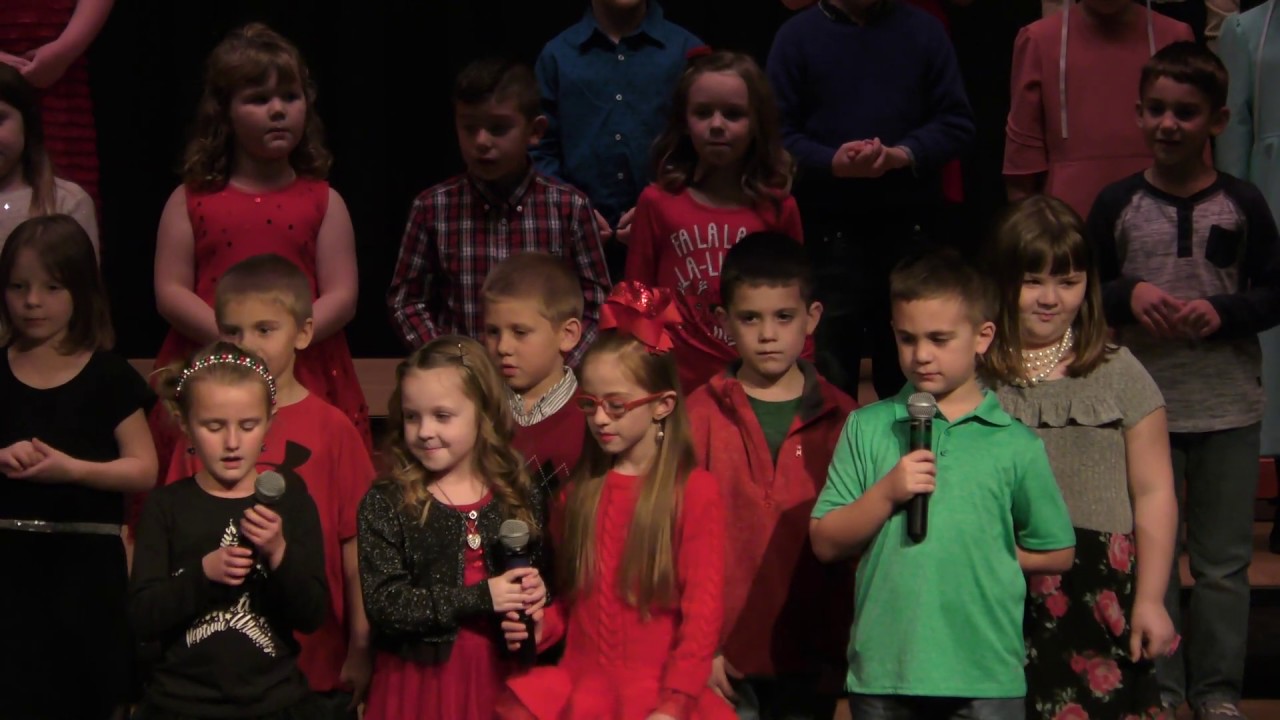 1st & 2nd Grade Christmas Music Program 🎶 12-3-2018 [4K]