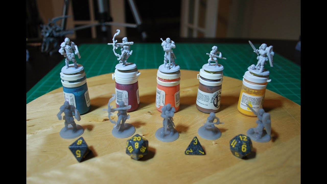 Peopoly Moai:  Printing Hero Forge RPG Miniatures via Laser SLA 3d printer