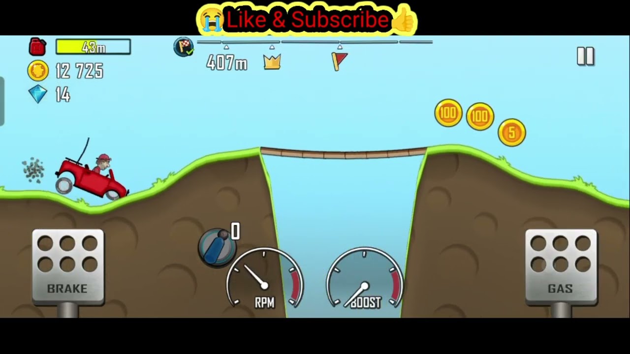 Yeh Jump Impossible Tha! | Hill Climb Racing😱 Last Second Bach Gaya! | Hill Climb Racing🚗💥 Gaadi Ud