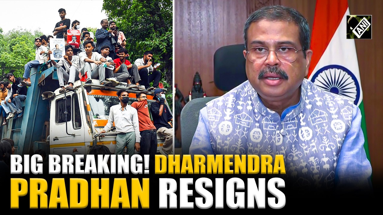 BIG BREAKING! Dharmendra Pradhan resigns as Union Education Minister