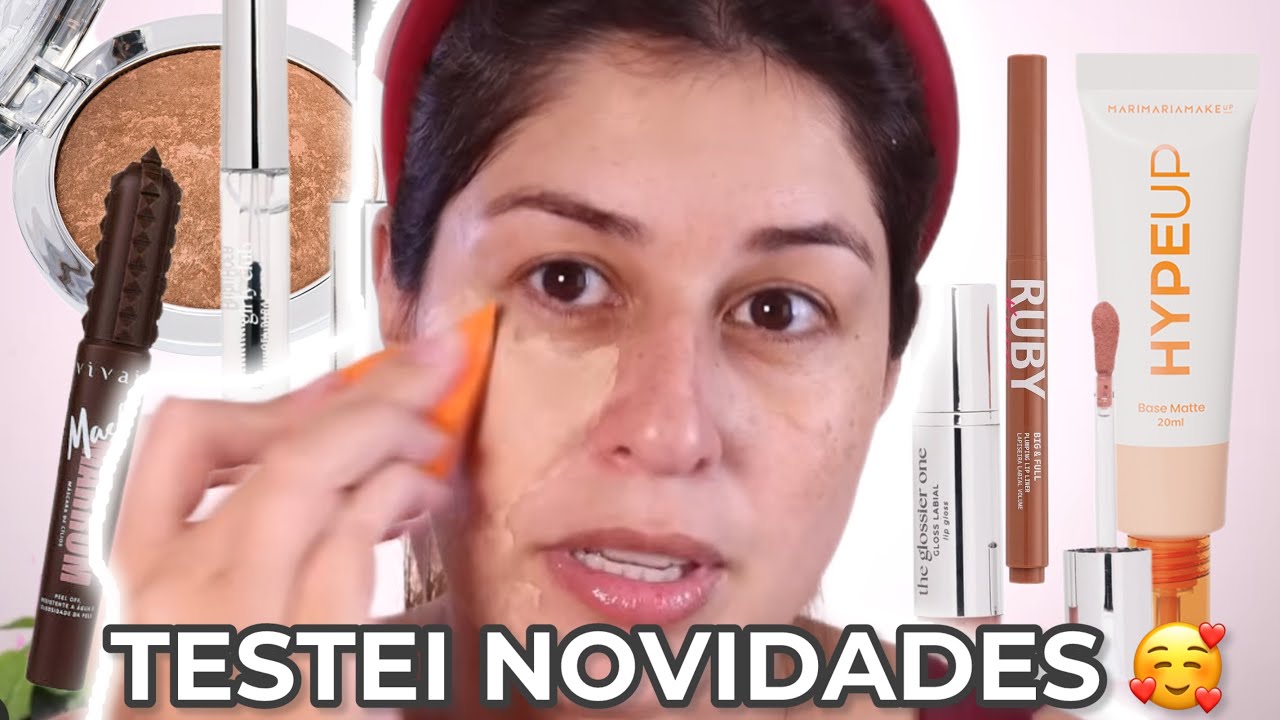 TESTANDO NOVIDADES * BASE HYPEUP MARI MARIA * RUBY ROSE etc