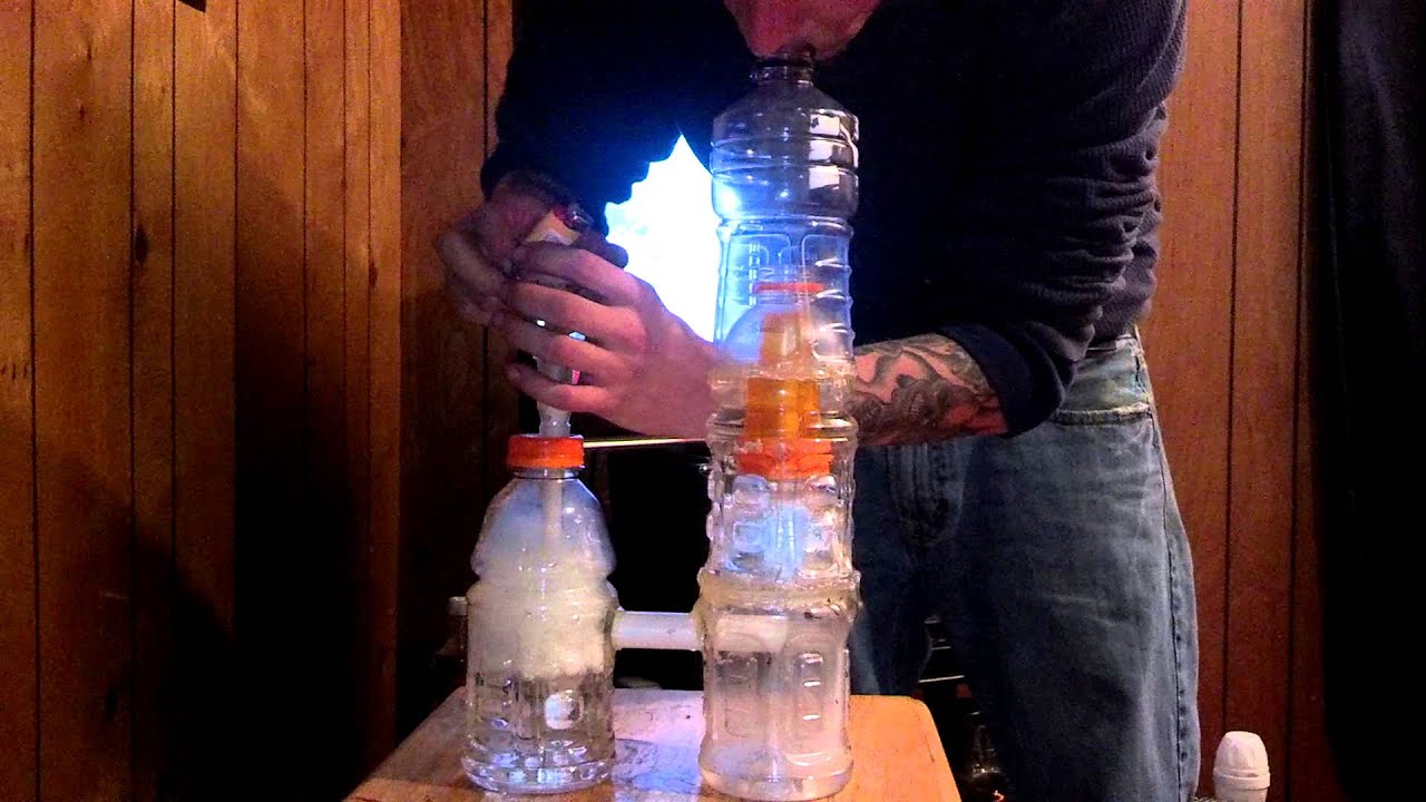 Homemade Triple chamber bong with percolator