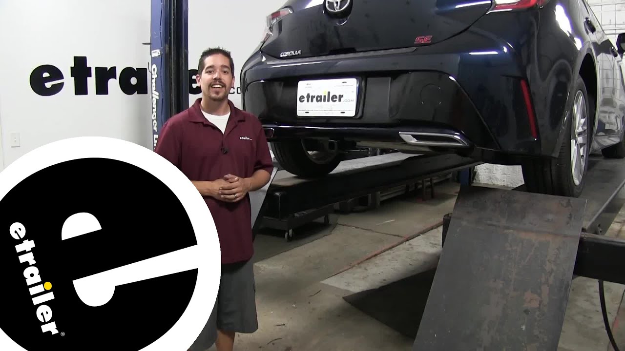 etrailer | Setting up the Curt Trailer Hitch Receiver on a 2019 Toyota Corolla Hatchback