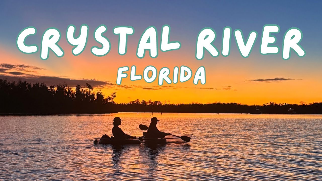 CRYSTAL RIVER, FLORIDA 🌴🐊 Swimming w/ Manatee, Three Sisters Springs, Glow Kayaking, & Hiking!