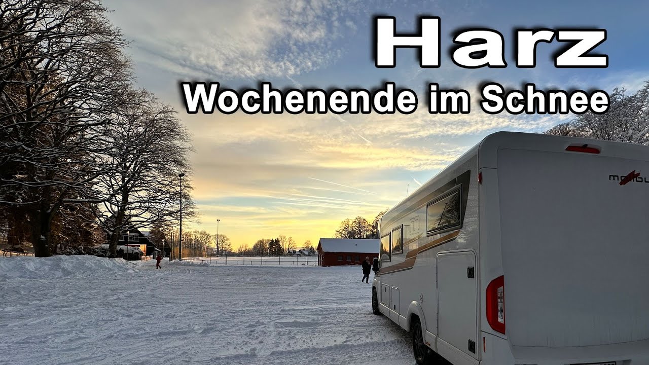 Wintercamping im Harz - Nach Sankt Andreasberg mit dem Wohnmobil