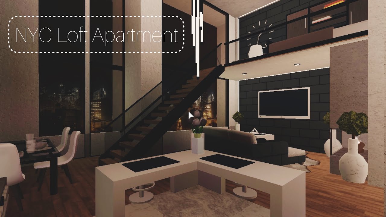 NYC Loft Apartment | Bloxburg Tour |
