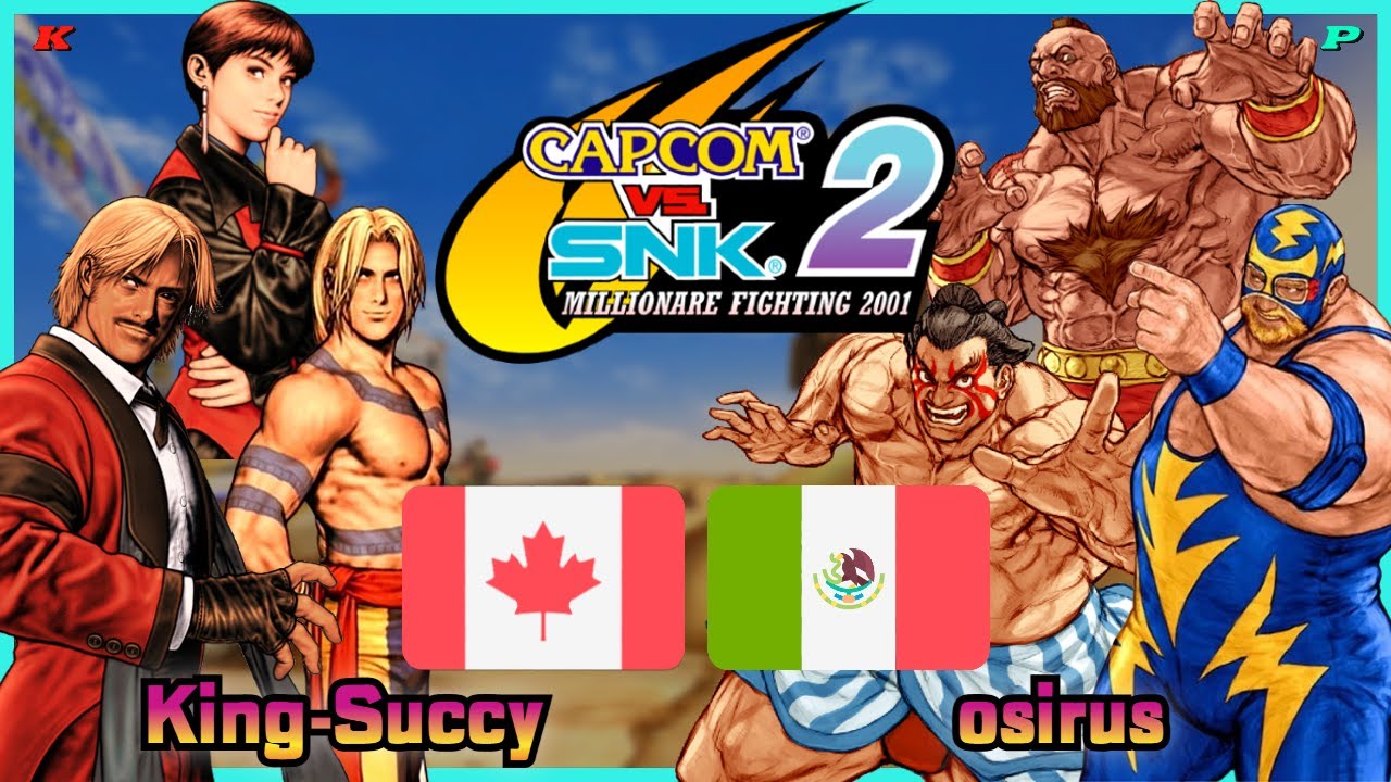 Capcom Vs. SNK 2 || King-Succy 🇨🇦 VS 🇲🇽 osirus || FLYCAST FIGHTCADE 2