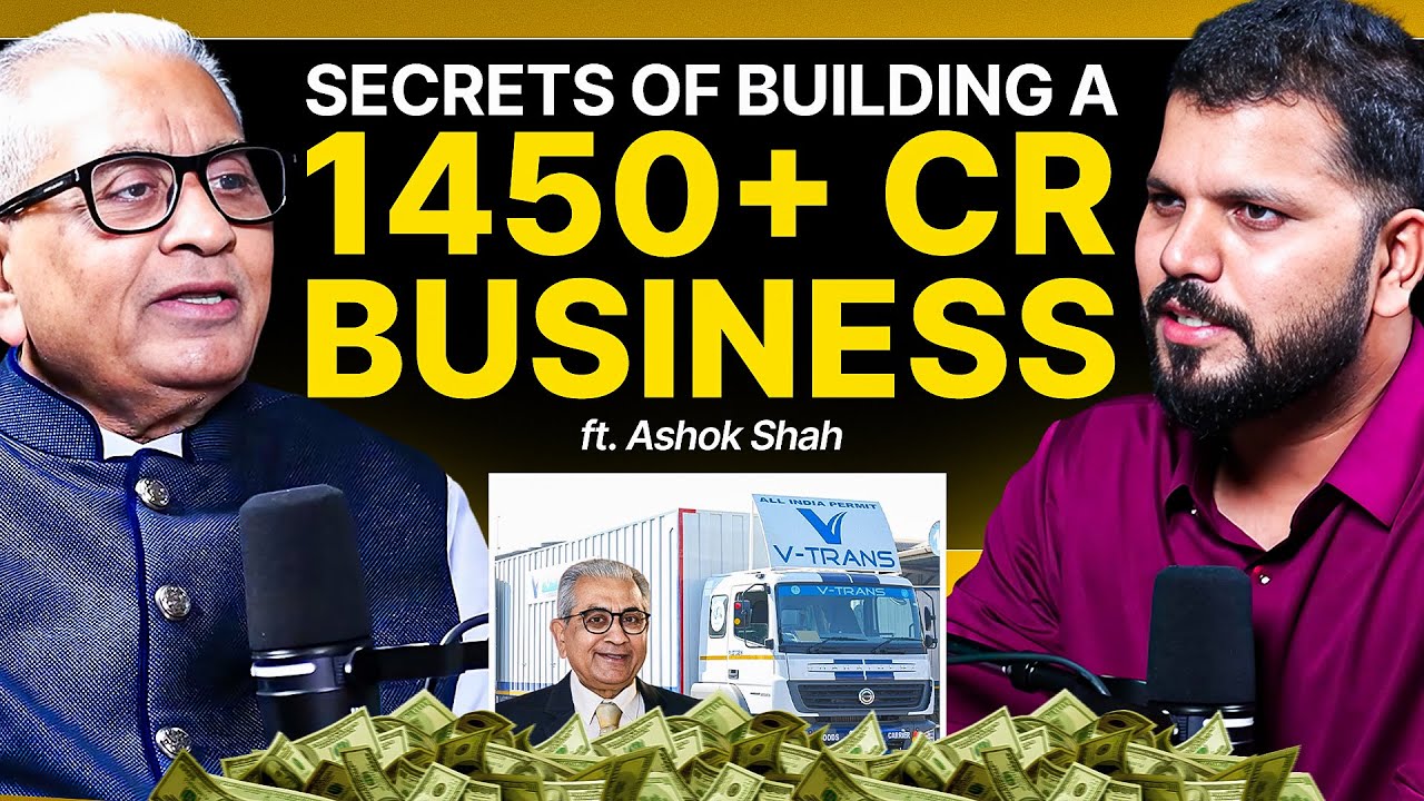 1450+ Crore Business Story: Ashok Shah, Chairman of V-Trans Group | Leadership & Logistics