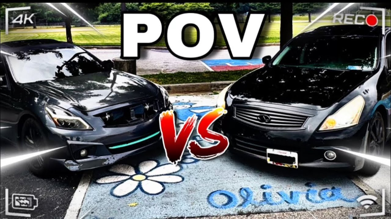 RWD INFINITI G37 Vs AWD INFINITI G37 😳🚗 (WHOS FASTER?)