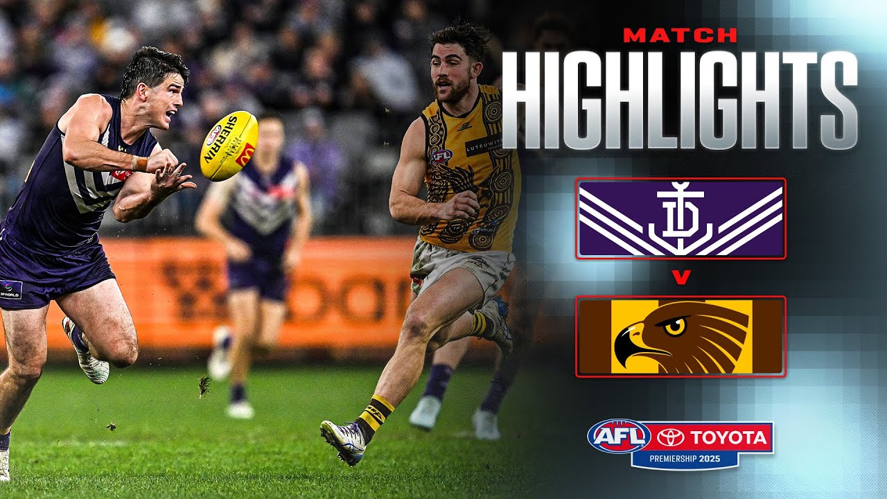 Fremantle v Hawthorn Highlights | Round 18, 2025 | AFL