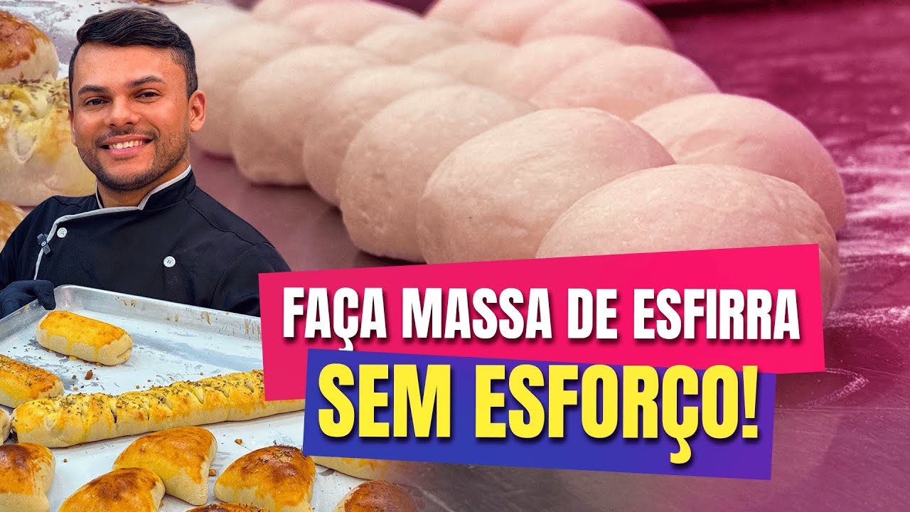Massa de esfirra macia e saborosa na Masseira Rápida - receita profissional