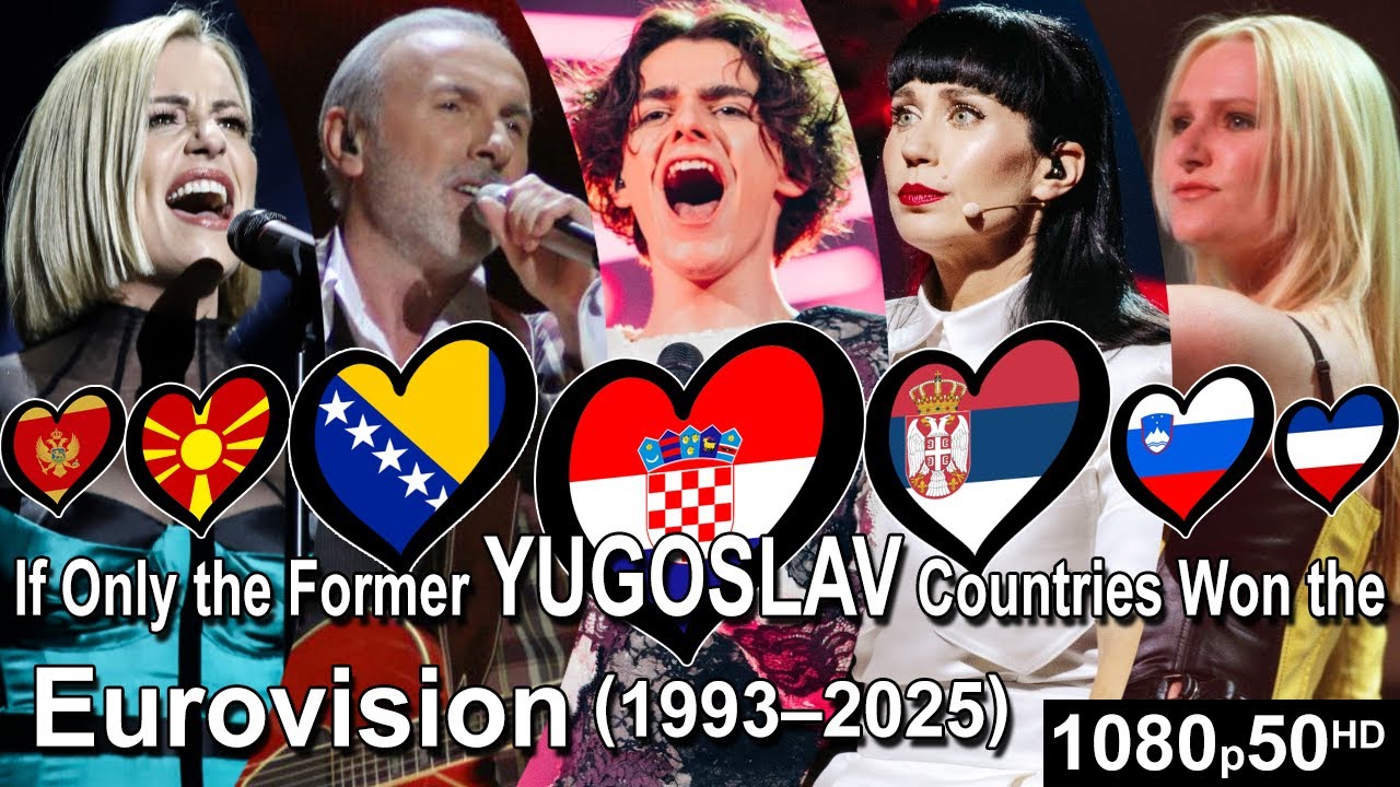 If Only the Former Yugoslav Countries won the Eurovision (1993-2025)
