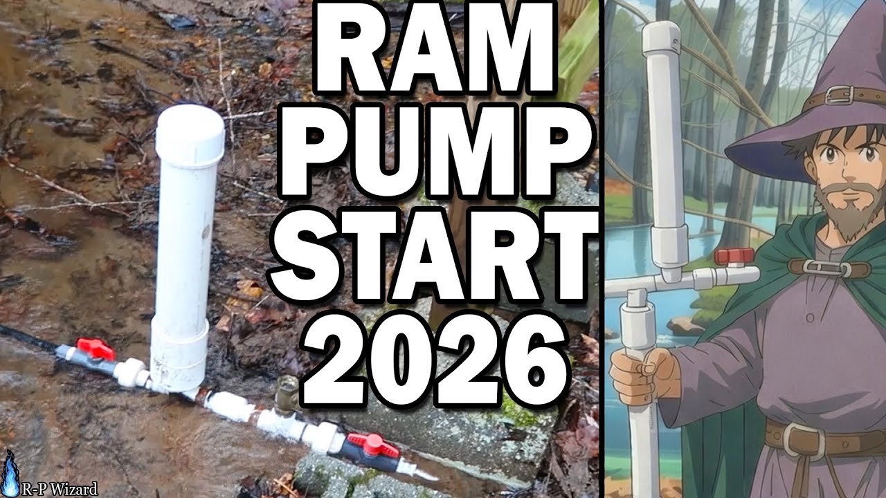 Start the Ram Pump 2026 - Get the hydraulic ram pump ready for the new year