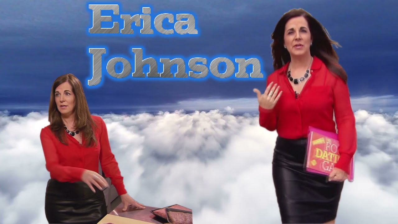 Erica Johnson in Leather Skirt
