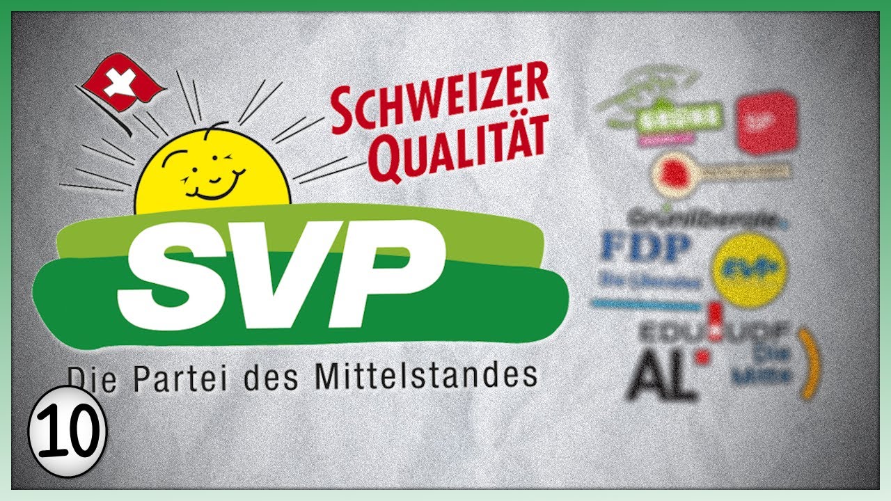 Schweizerische Volkspartei - SVP [#10] | Schweizer Parteien [Wahlen, 22. Oktober 2023]