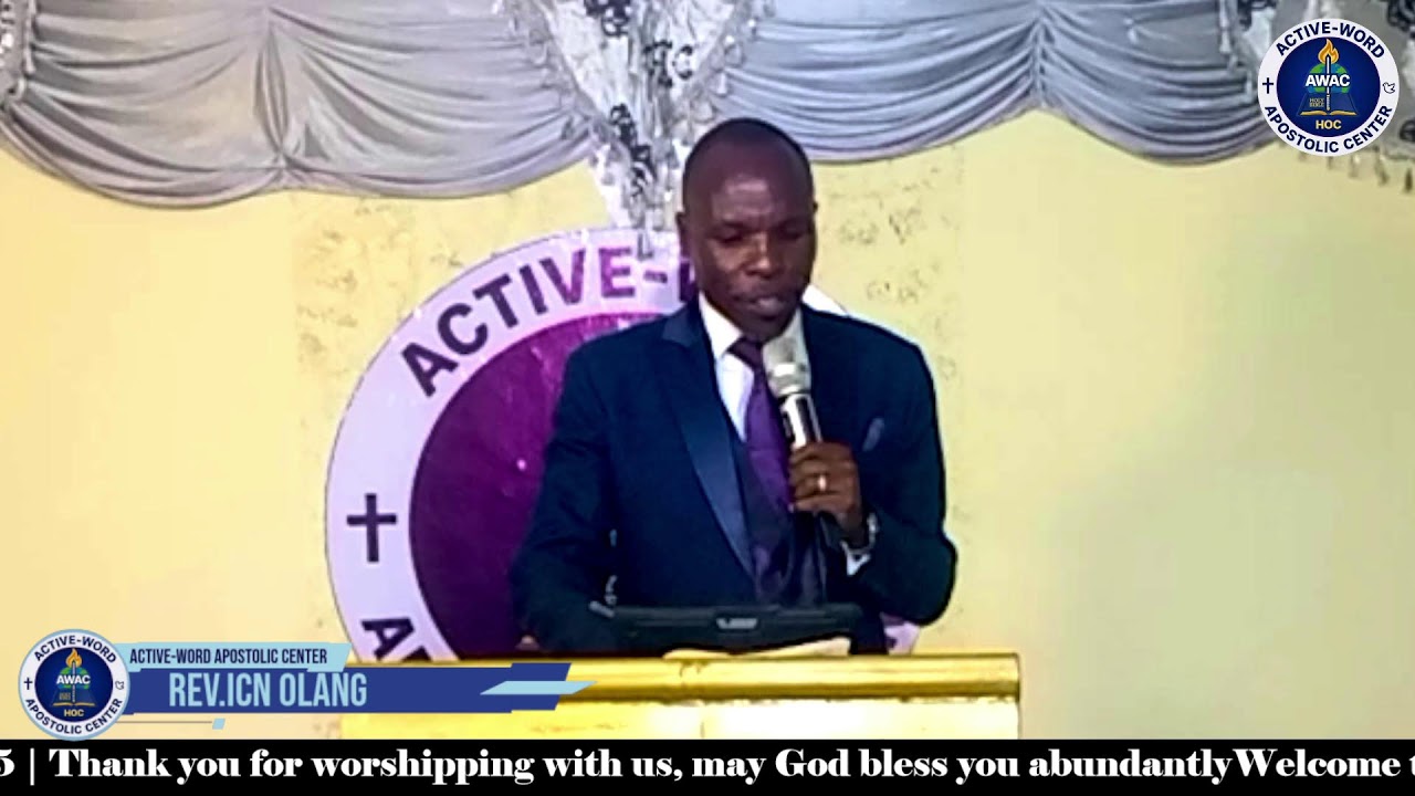 Active-Word Apostolic Center-Service Sunday Livestream 15TH MARCH 2026