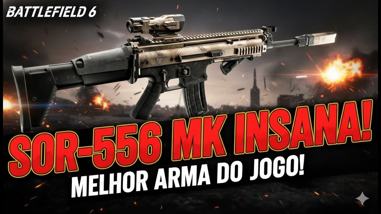 SOR-556 MK2 INSANA! O Melhor Setup Para Dominar no Battlefield 6 🔥