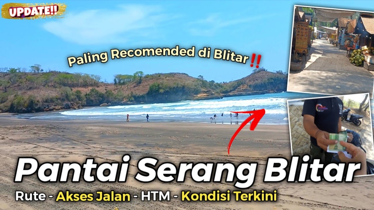 Rute dan Akses Jalan Menuju Pantai Serang Blitar Terbaru | Rekomendasi Wisata Yang Wajib Dikunjungi!