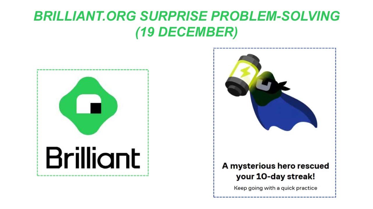 Brilliant.org Surprise Warm-up (19 December) #learning #problemsolving