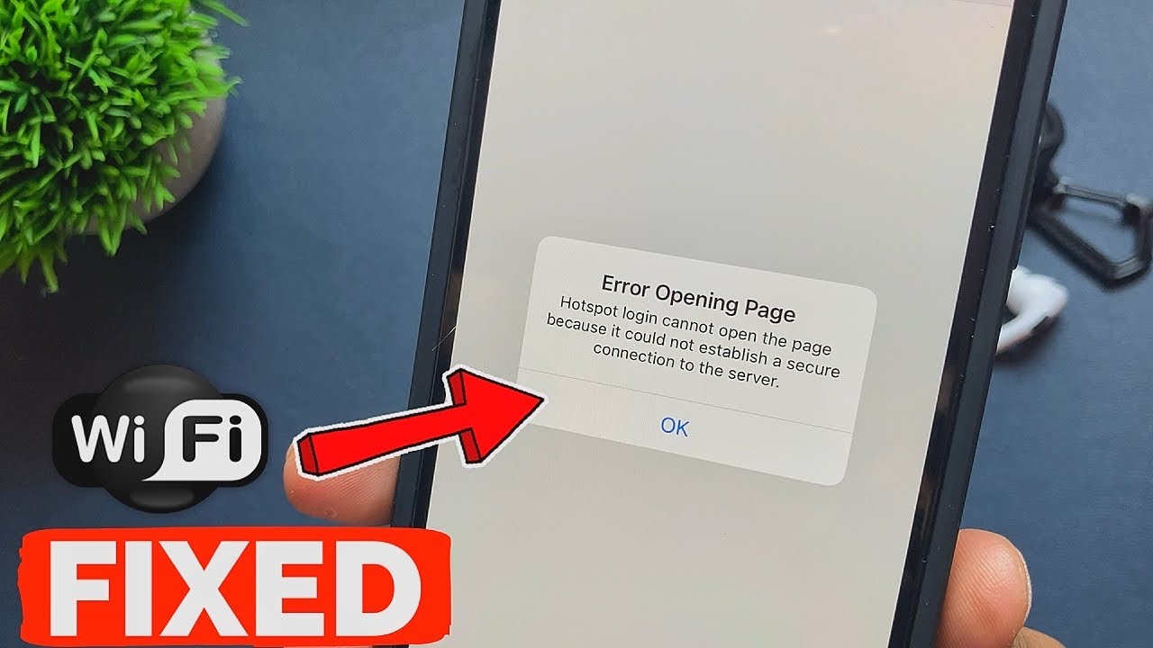 Проблема с iPhone WiFi: ошибка при открытии страницы I Вход в точку доступа не удаётся открыть ст...