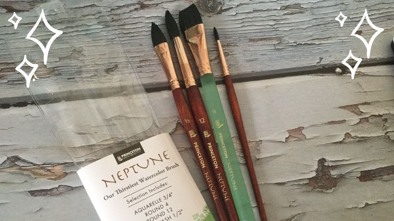 Princeton Neptune Watercolor Brushes 🖌 Review