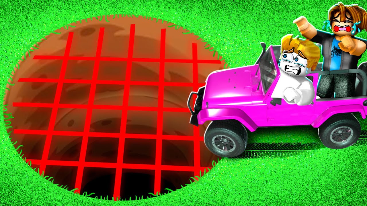 開車進大洞！目標洞底的一億元🤑最後我能成功獲得嗎？！【Roblox 機械方塊】