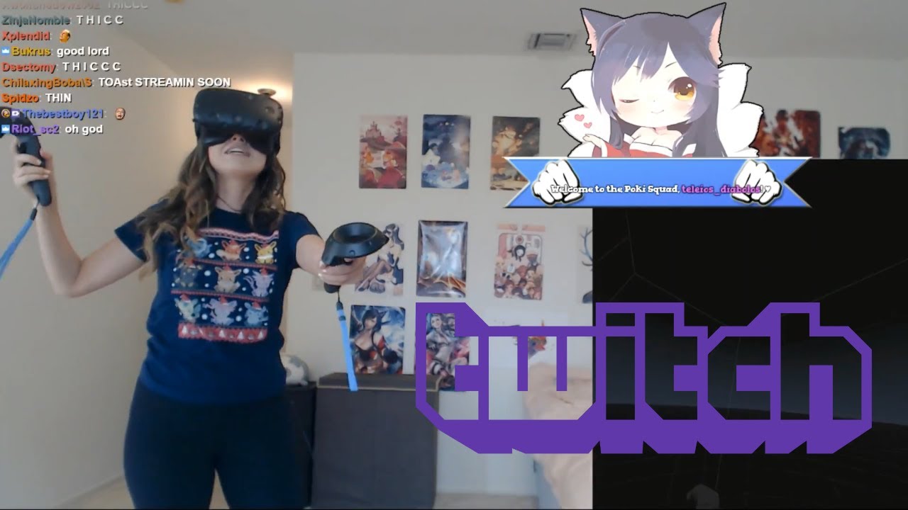 Pokimane Trying Out VRchat  For The First Time —Twitch Funny Moments
