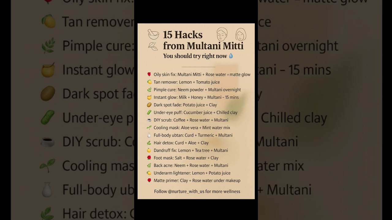 Multani Mitti isn’t just clay — it’s nature’s skincare secret!  