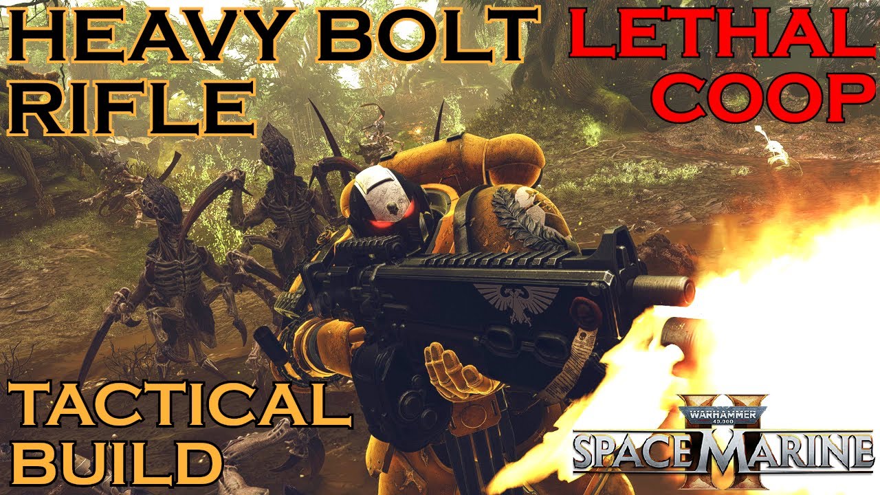 Space Marine 2 // Heavy Buffed Rifle - Heavy Bolt Rifle Tactical - Coop Lethal, No Downs