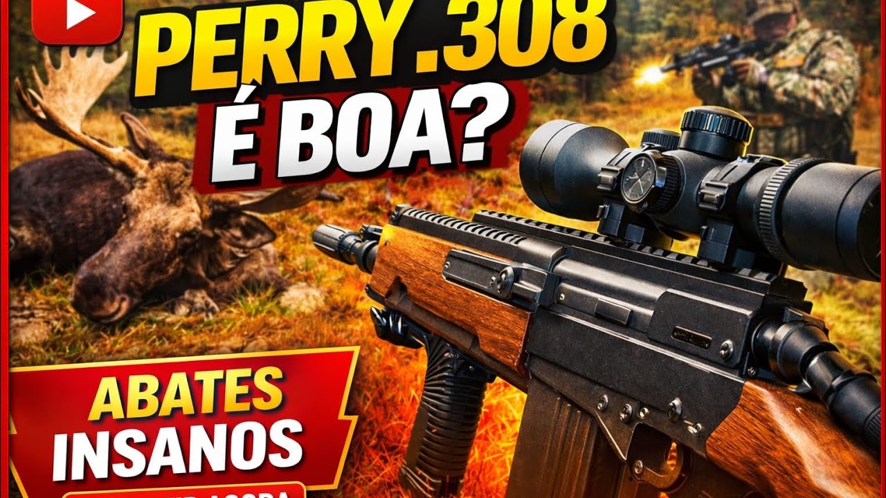 TESTE DO RIFLE PERRY .308 — O SEMI-AUTO QUE IMPÕE RESPEITO | theHunter Call of the Wild