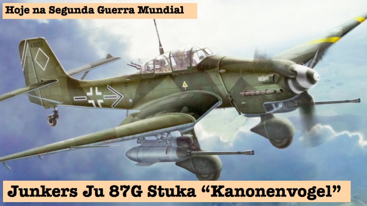 Junkers Ju 87G "Kanonenvogel", o canhão voador