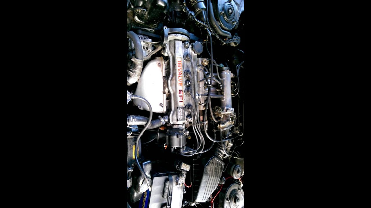 Repair of the timing belt 1990 Geo Prizm 1.6L Toyota engine 4AFE part 2 of 2