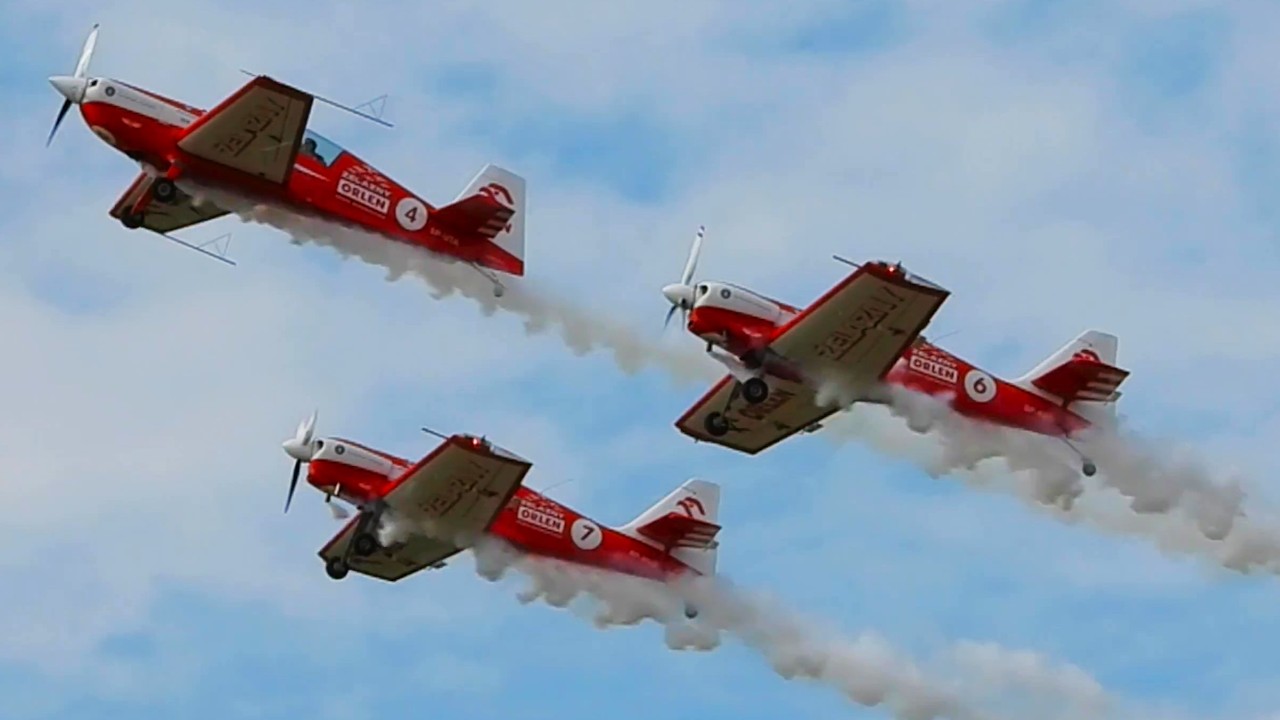 Air Show - Odlotowe Suwałki - Orlen Grupa Akrobacyjna Żelazny - Pokaz lotów w formacji #airshow