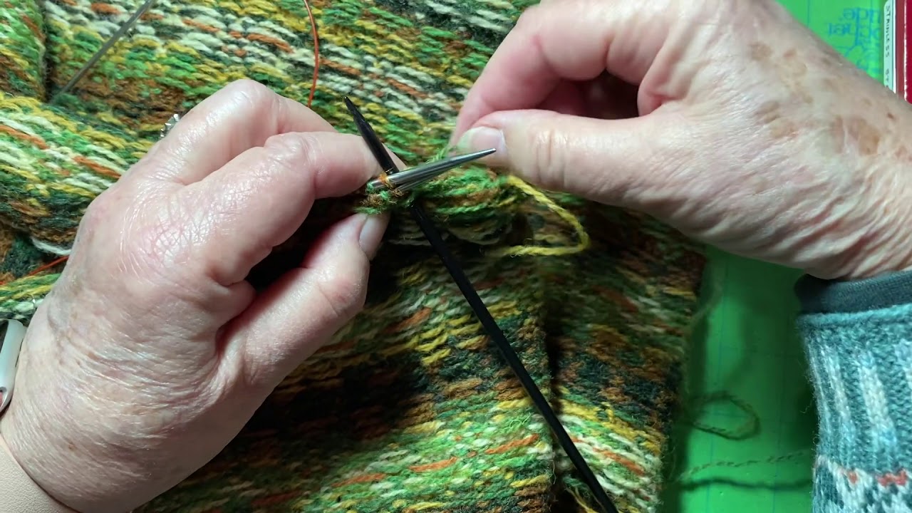 3 Needle Shoulder Bind Off