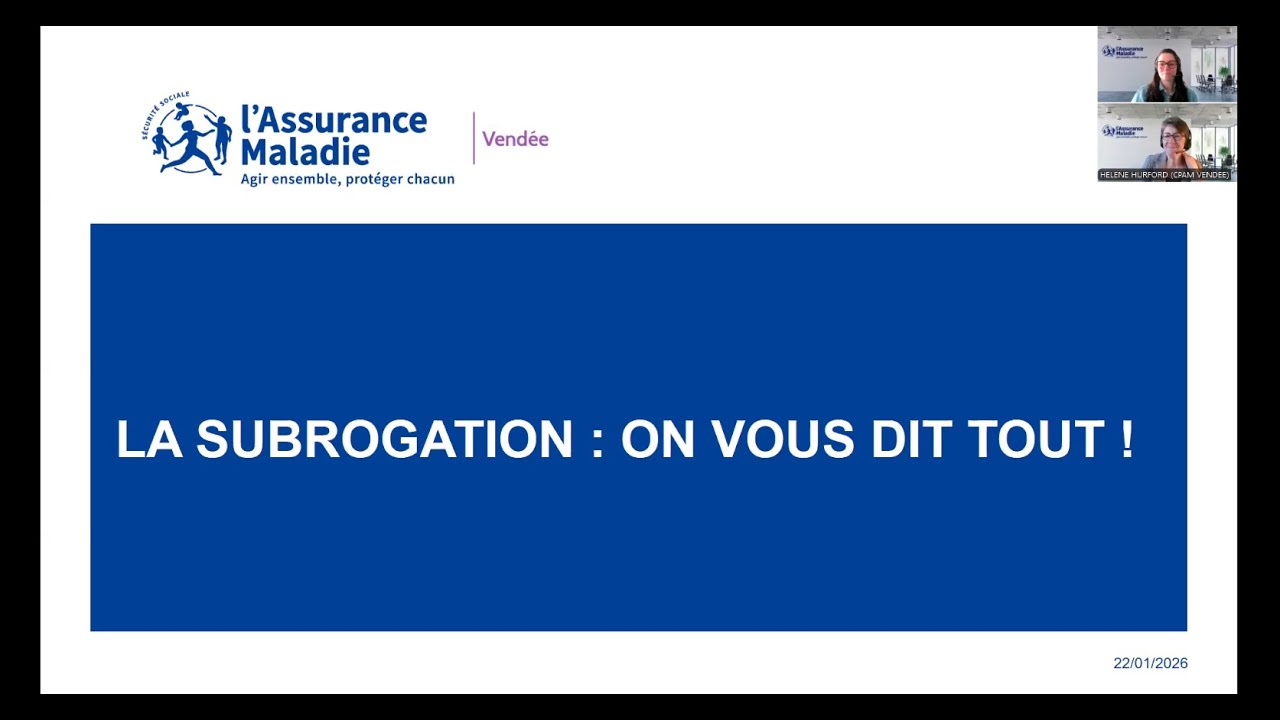 [Replay] Webinaire employeurs - La subrogation : on vous dit tout ! (22/01/2026)