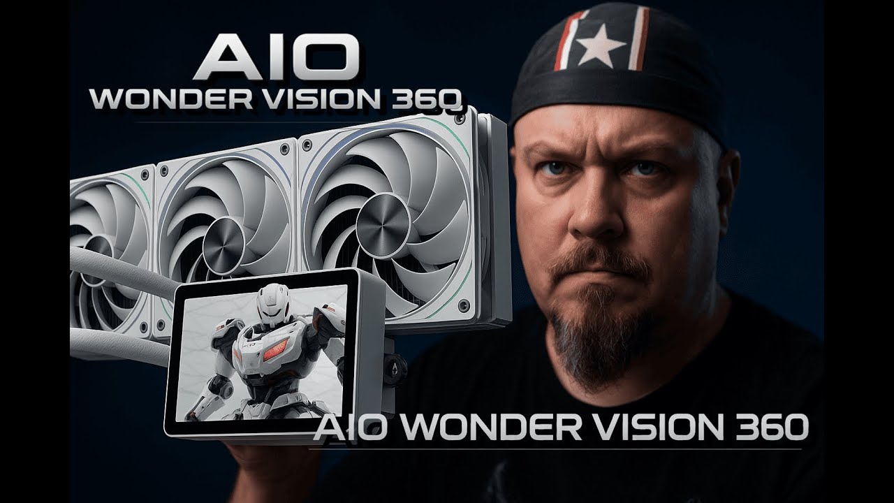 Wonder Vision 360 AIO — Лучшая Белая СЖО с Панорамным L-Дисплеем | Распаковка, Обзор и Тесты