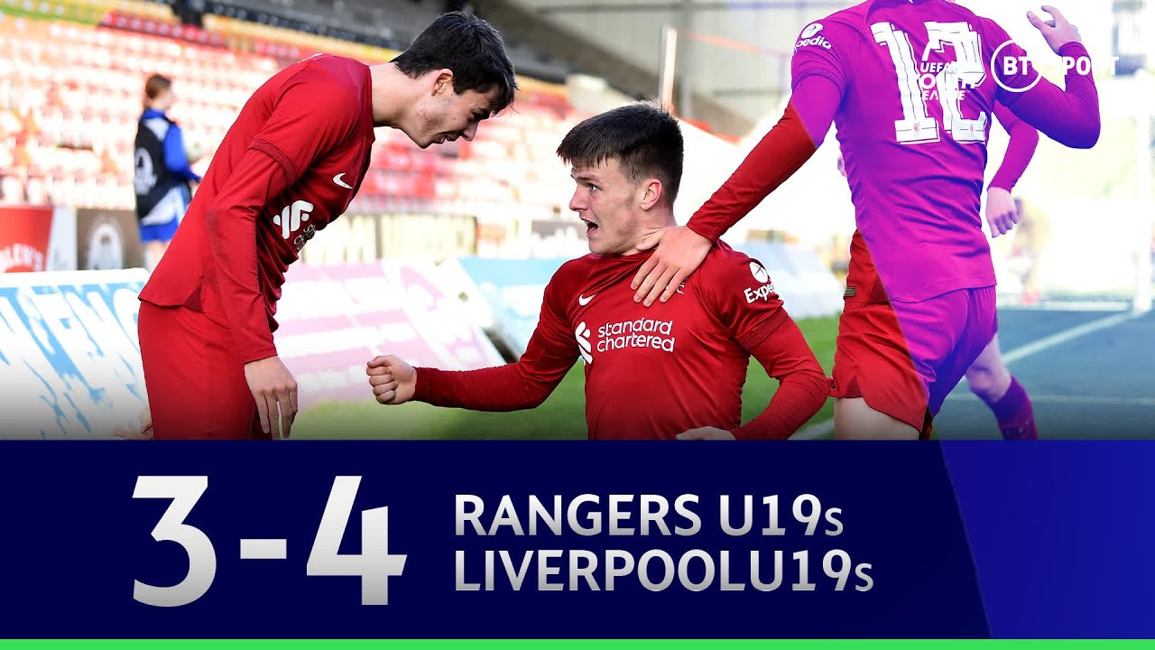 Rangers U19s v Liverpool U19s (3-4) | Ex-Celtic youngster seals win! |  UEFA Youth League Highlights