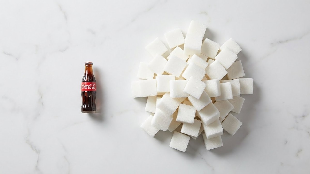 Как производится Coca-Cola с использованием 39 г сахара | Миниатюрные бутылочки, раскрыта огромна...