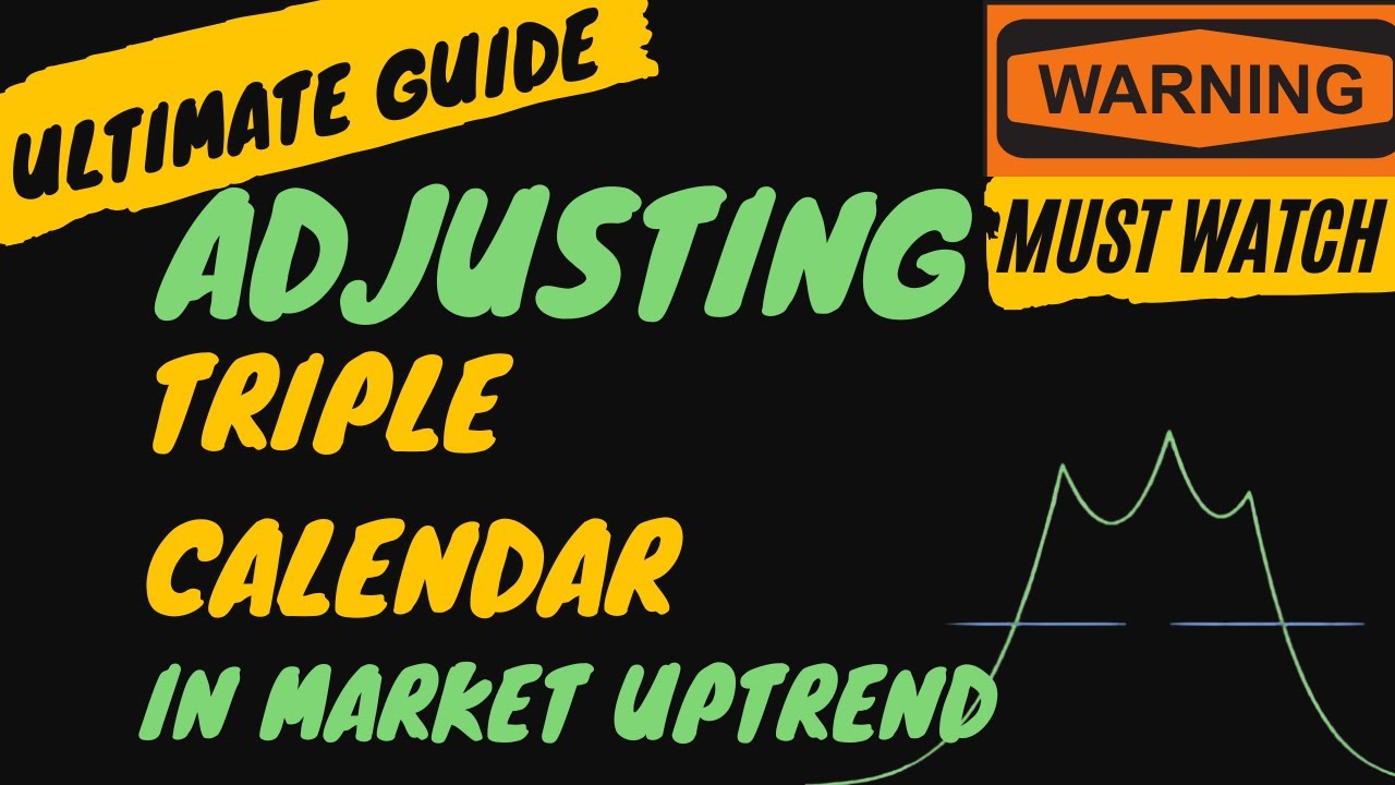 Adjusting Triple Calendar in Market Uptrend | 10% Weekly Income Option Trade