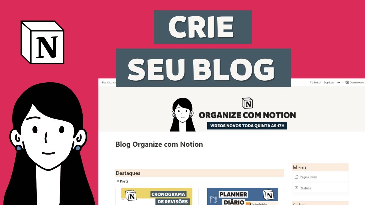 Como criar um blog no Notion | Simples e gratuito!