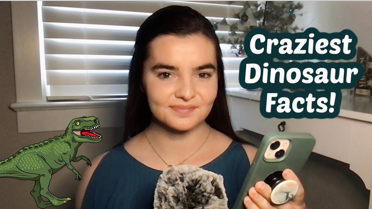 ASMR Whispering Random Facts About Dinosaurs! | SUPER Interesting