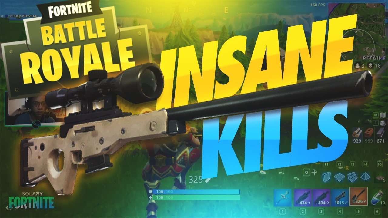 *INSANE PLAYS* TOP 1 AVEC LE SNIPER L&Eacute;GENDAIRE sur FORTNITE ! (Kinstaar Gameplay)