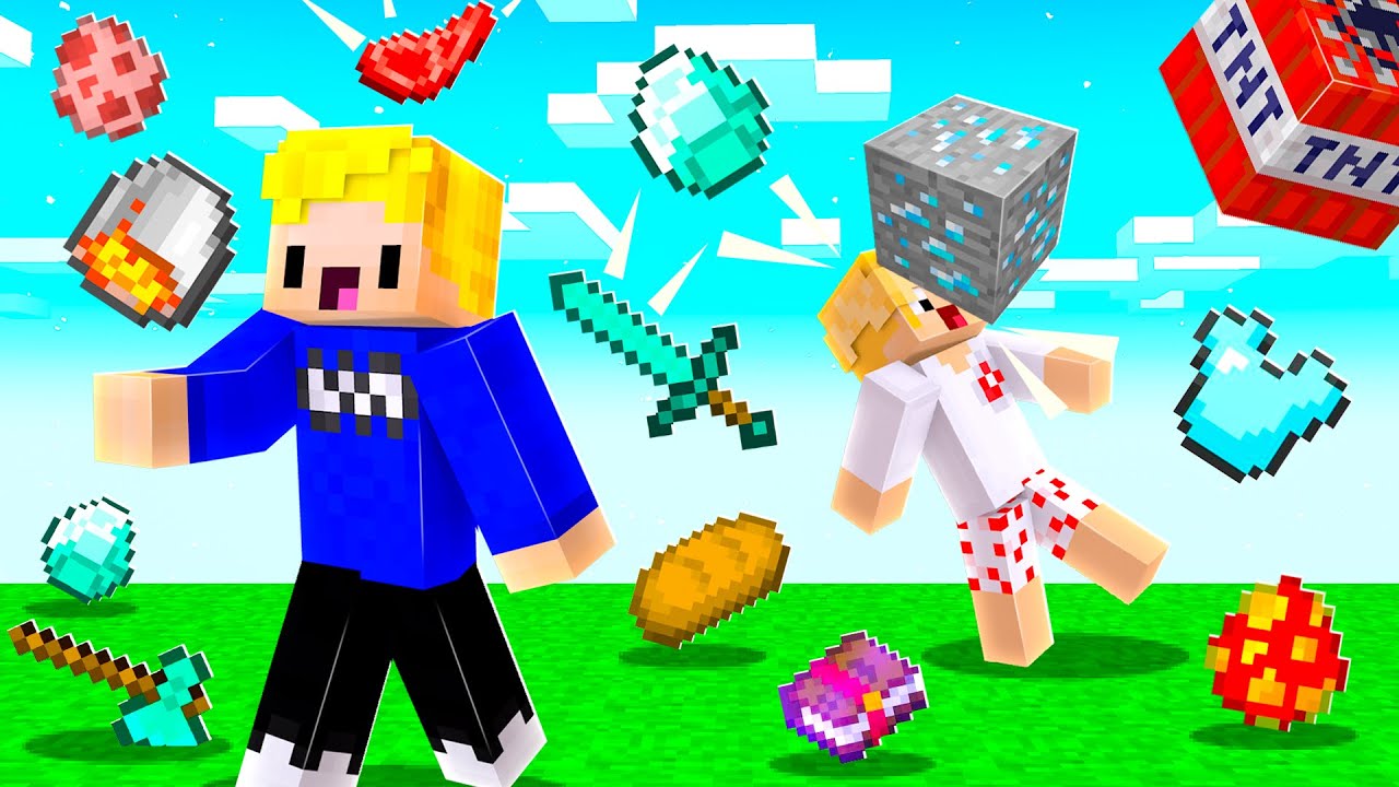 Minecraft, ABER es REGNET OP ITEMS...