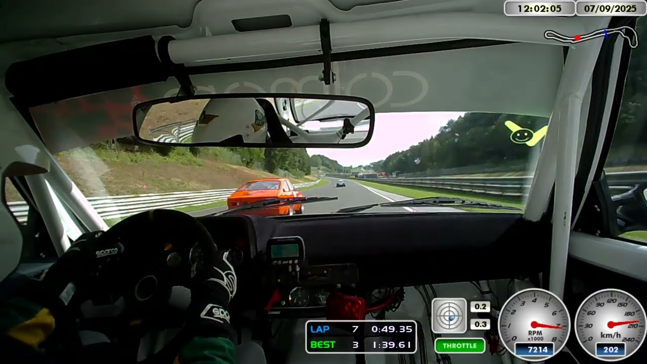 Salzburgring Adac Motorsportfestival 2025 YTCC race 3 Anita met de Sunbeam Lotus